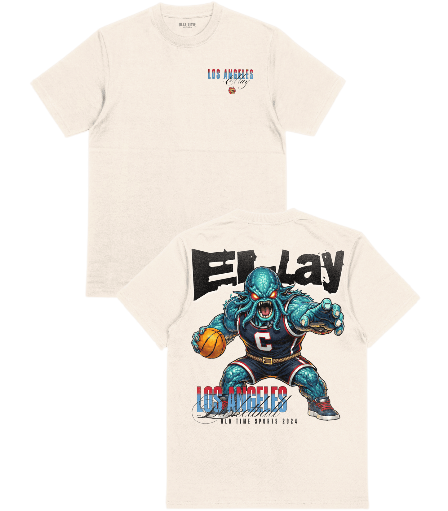 El Lay Basketball T-Shirt - Old Time Sports
