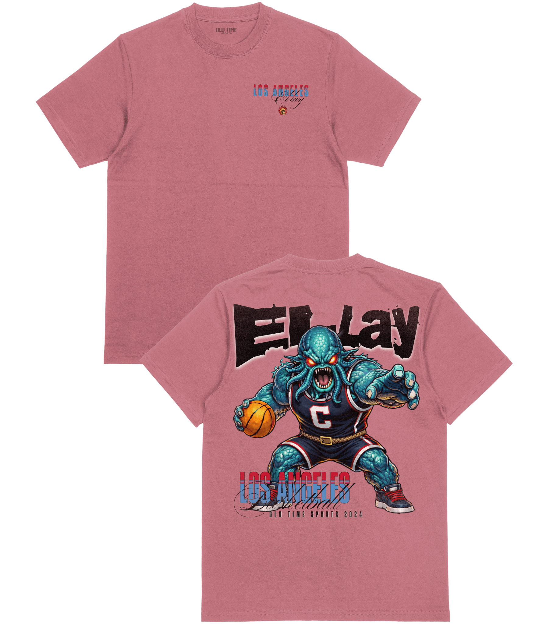 El Lay Basketball T-Shirt - Old Time Sports