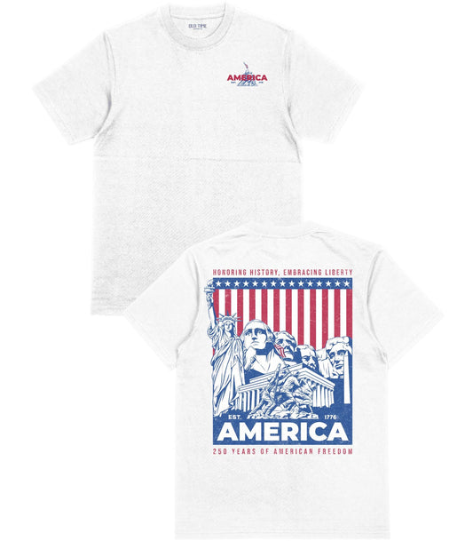 Embracing Liberty T-Shirt - Old Time Sports