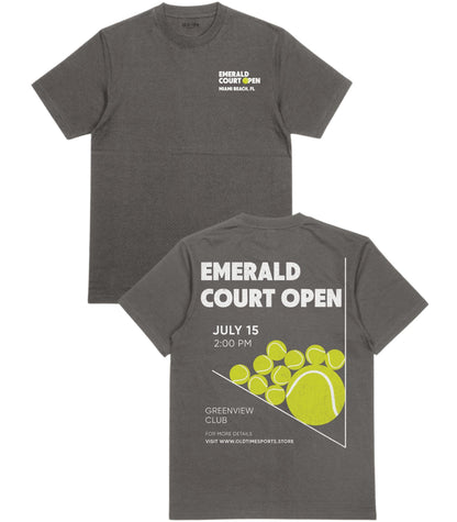 Emerald Court Open T-shirt - Old Time Sports