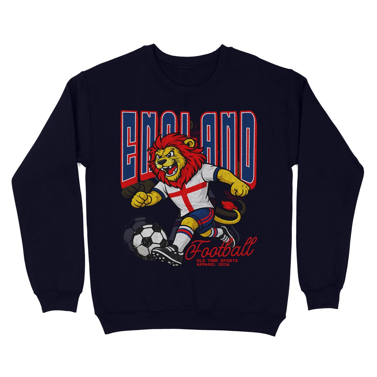 England Football Basic Crewneck - Old Time Sports