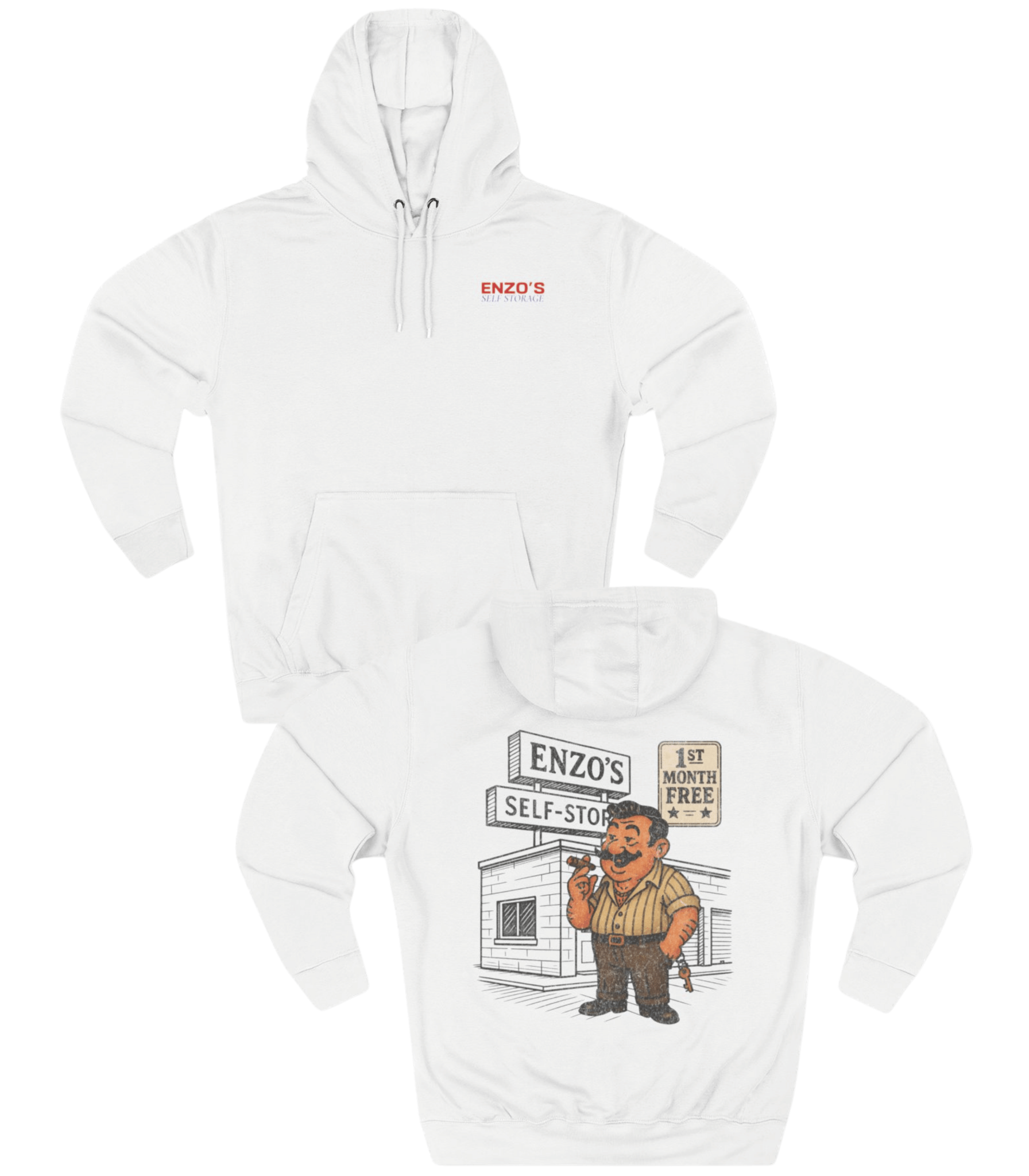 Enzo's Self Storage Hoodie - Old Time Sports