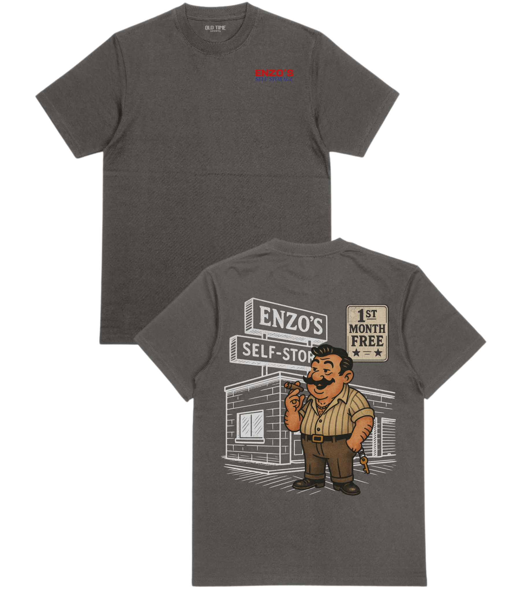 Enzo's Self Storage T-Shirt - Old Time Sports