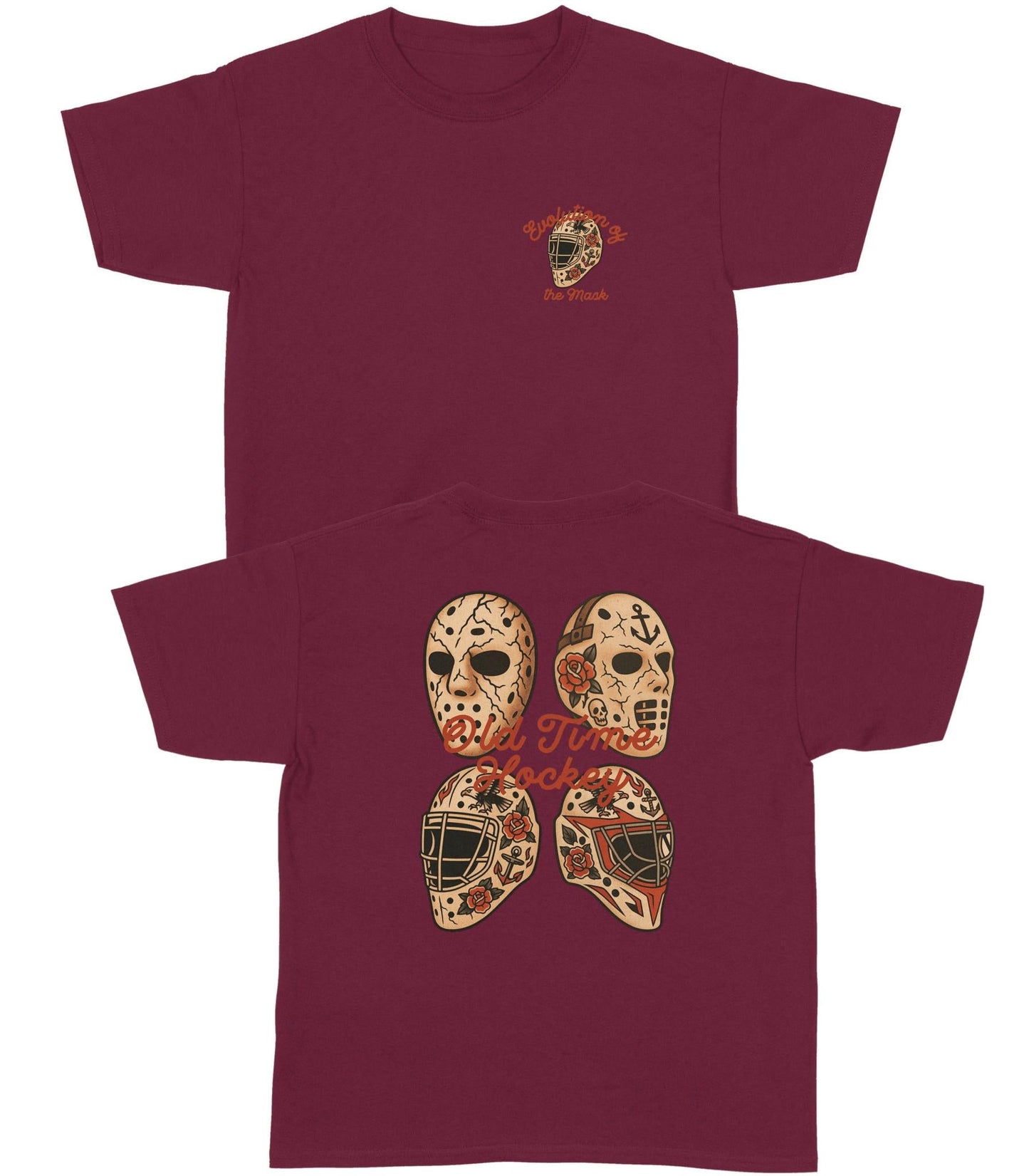 Evolution of the Mask 2.0 YOUTH T-Shirt - Old Time Sports