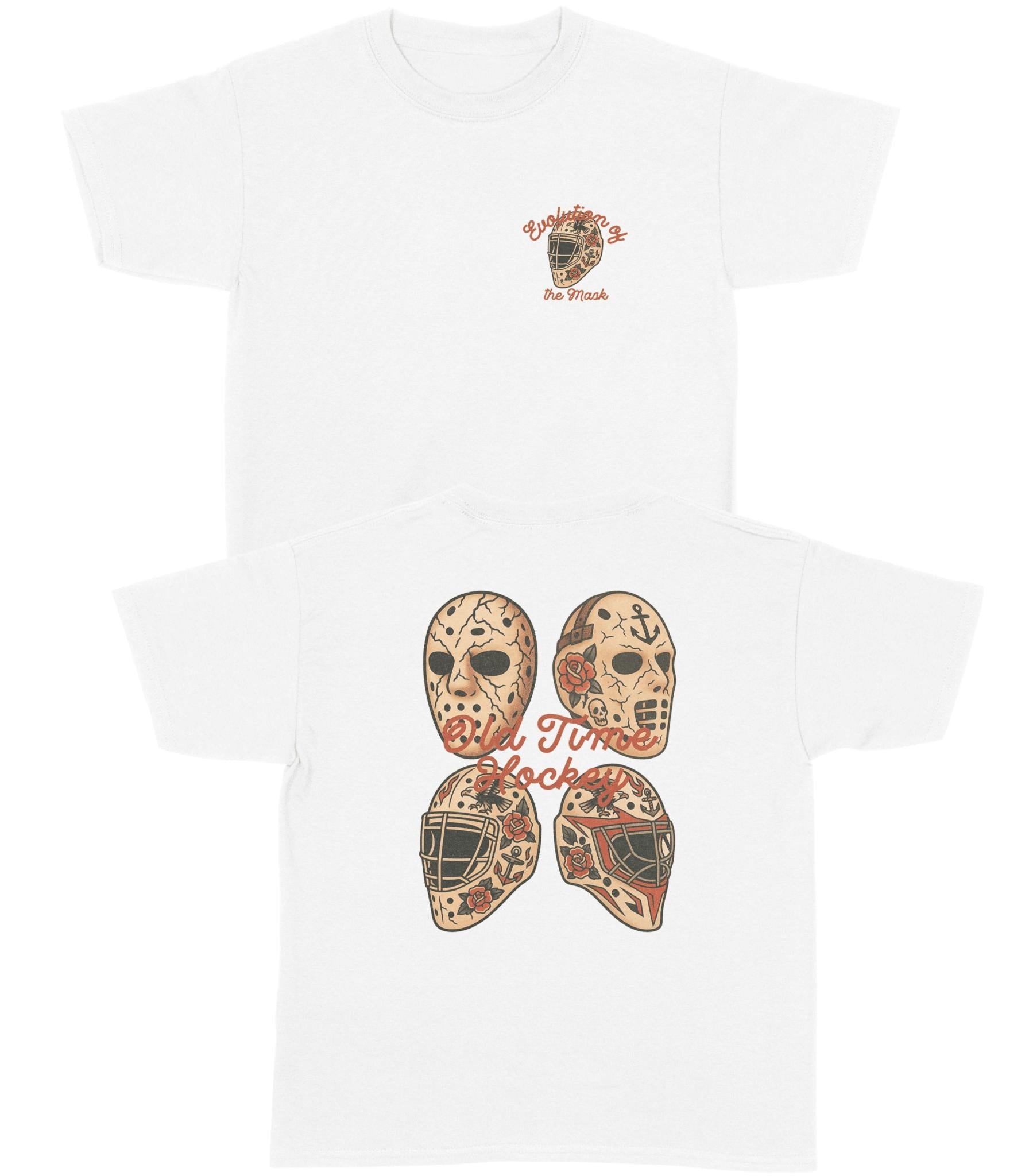 Evolution of the Mask 2.0 YOUTH T-Shirt - Old Time Sports