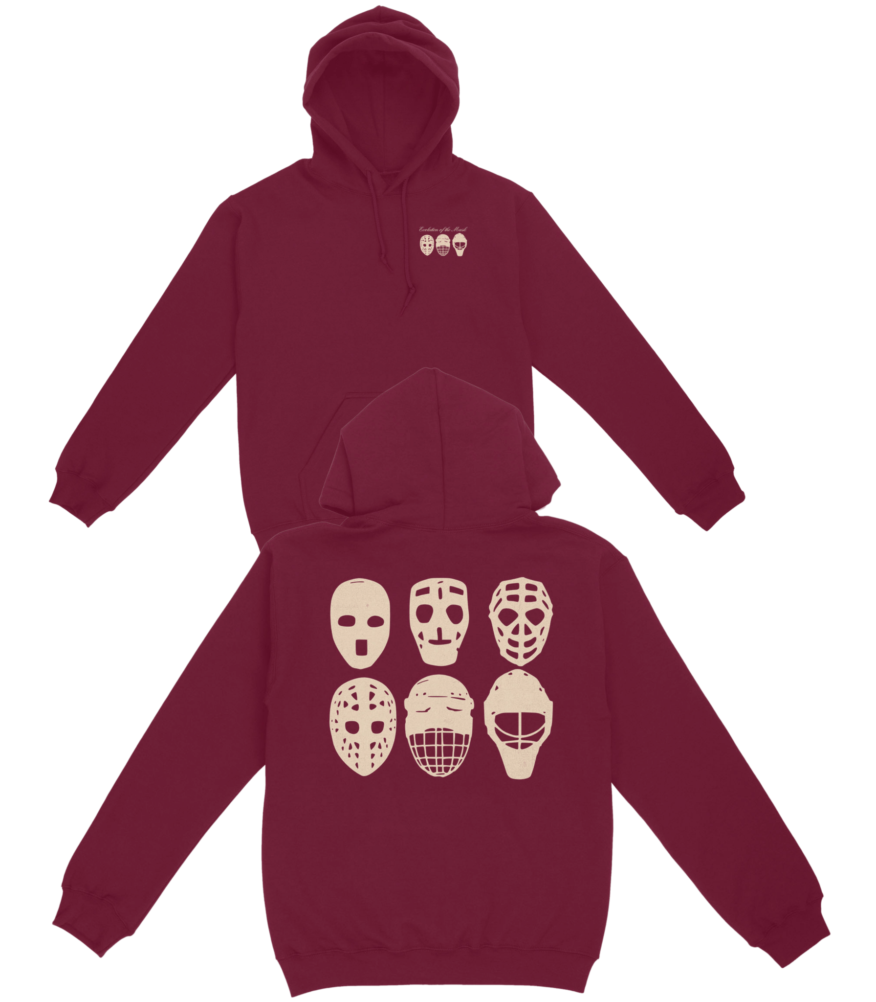 Evolution of the Mask Basic Hoodie - Old Time Sports