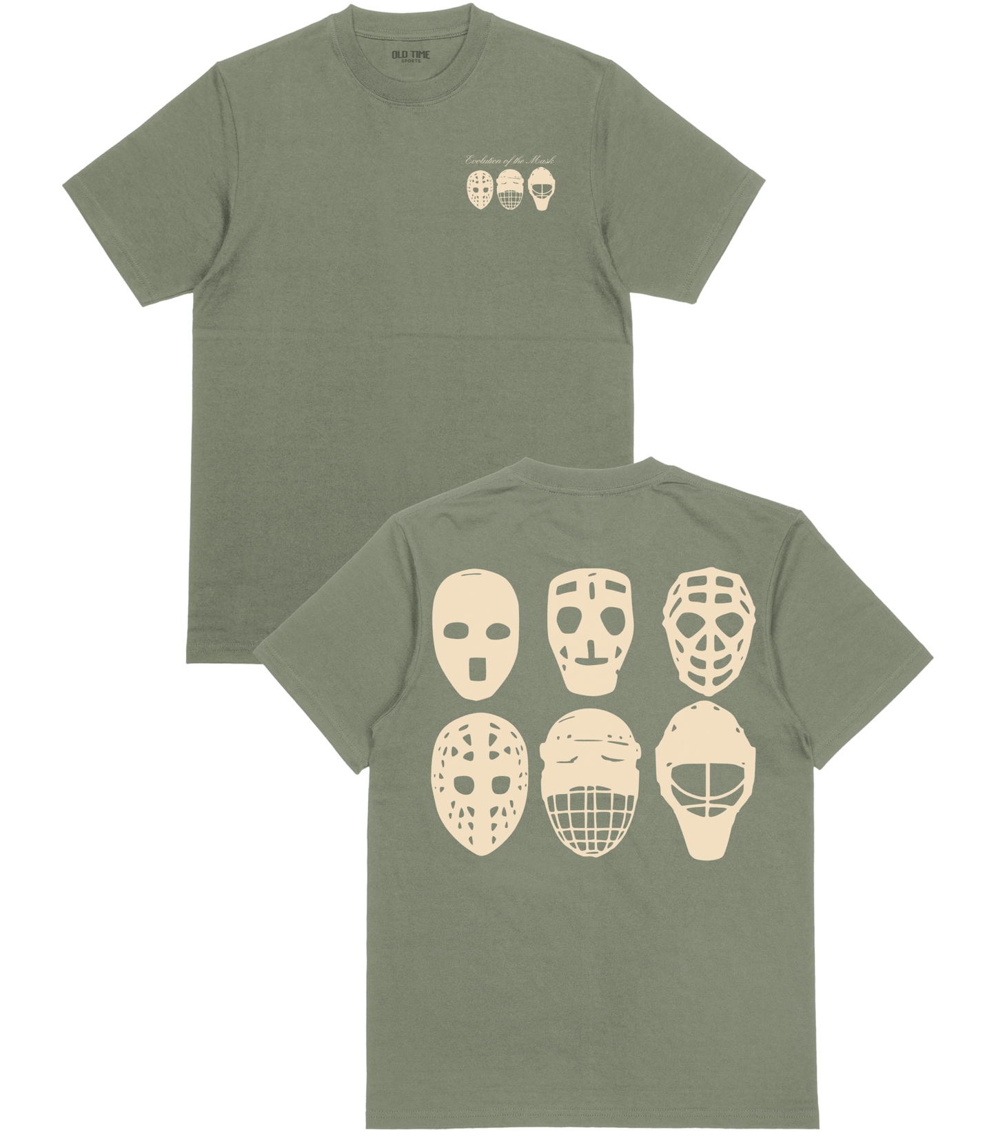 Evolution of the Mask T-Shirt - Old Time Sports