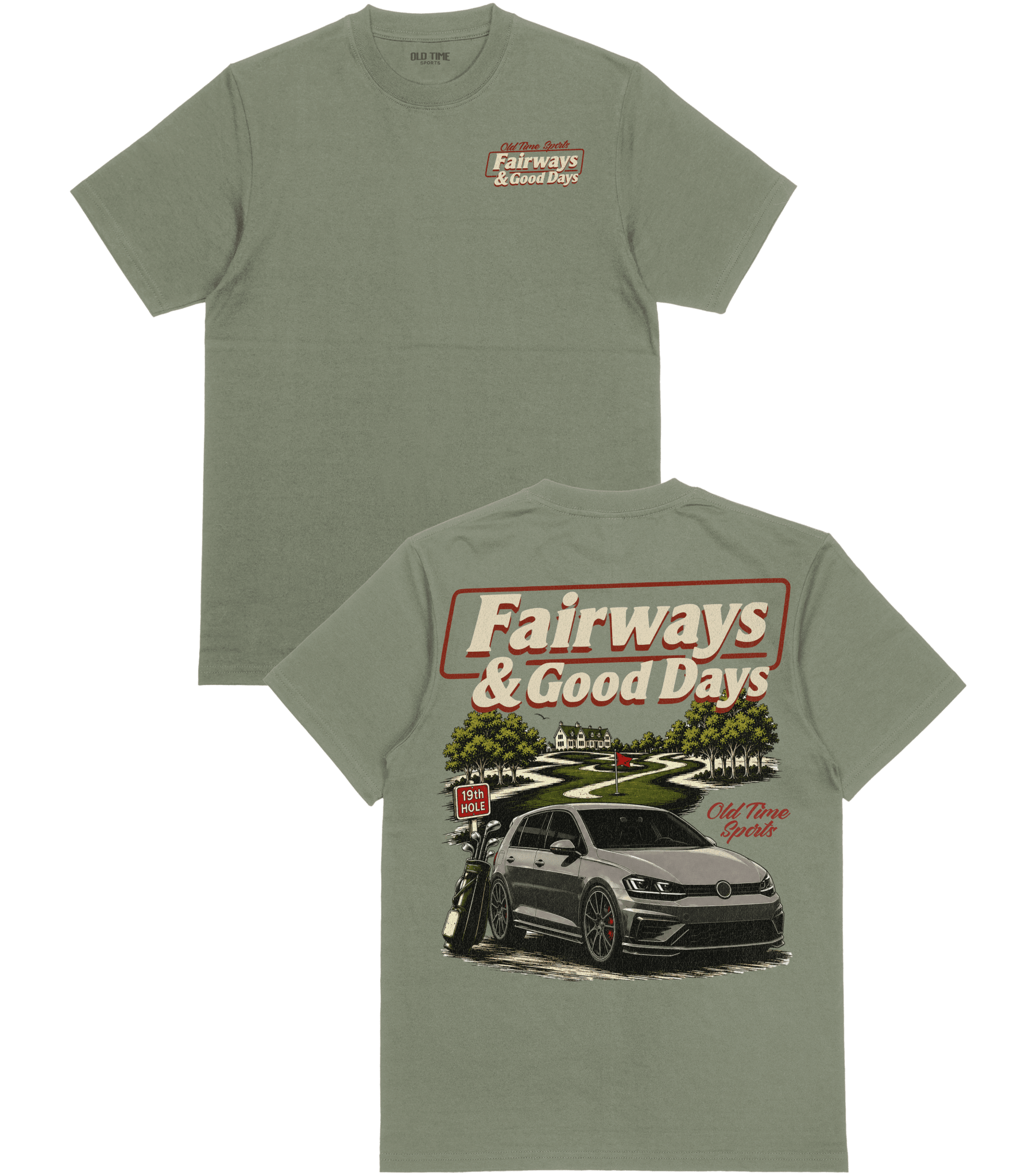 Fairways & Good Days T-Shirt - Old Time Sports