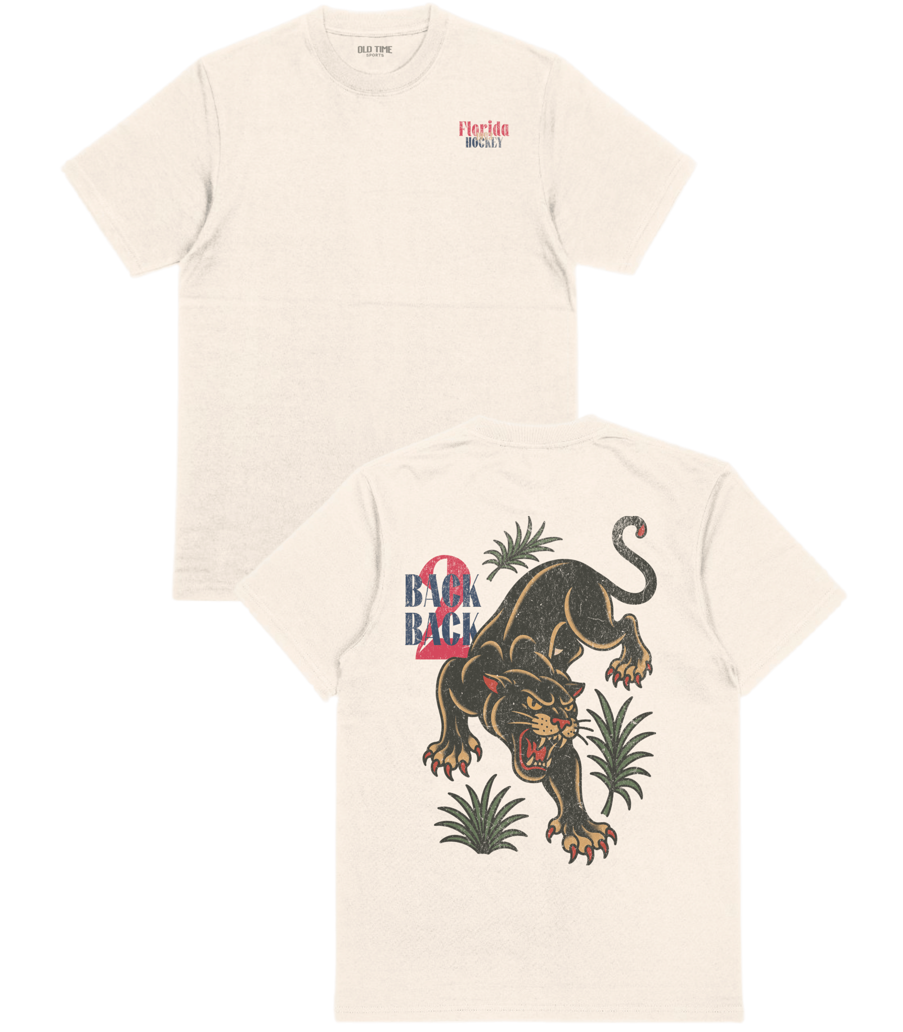 Florida Hockey Champs v1 T-Shirt - Old Time Sports