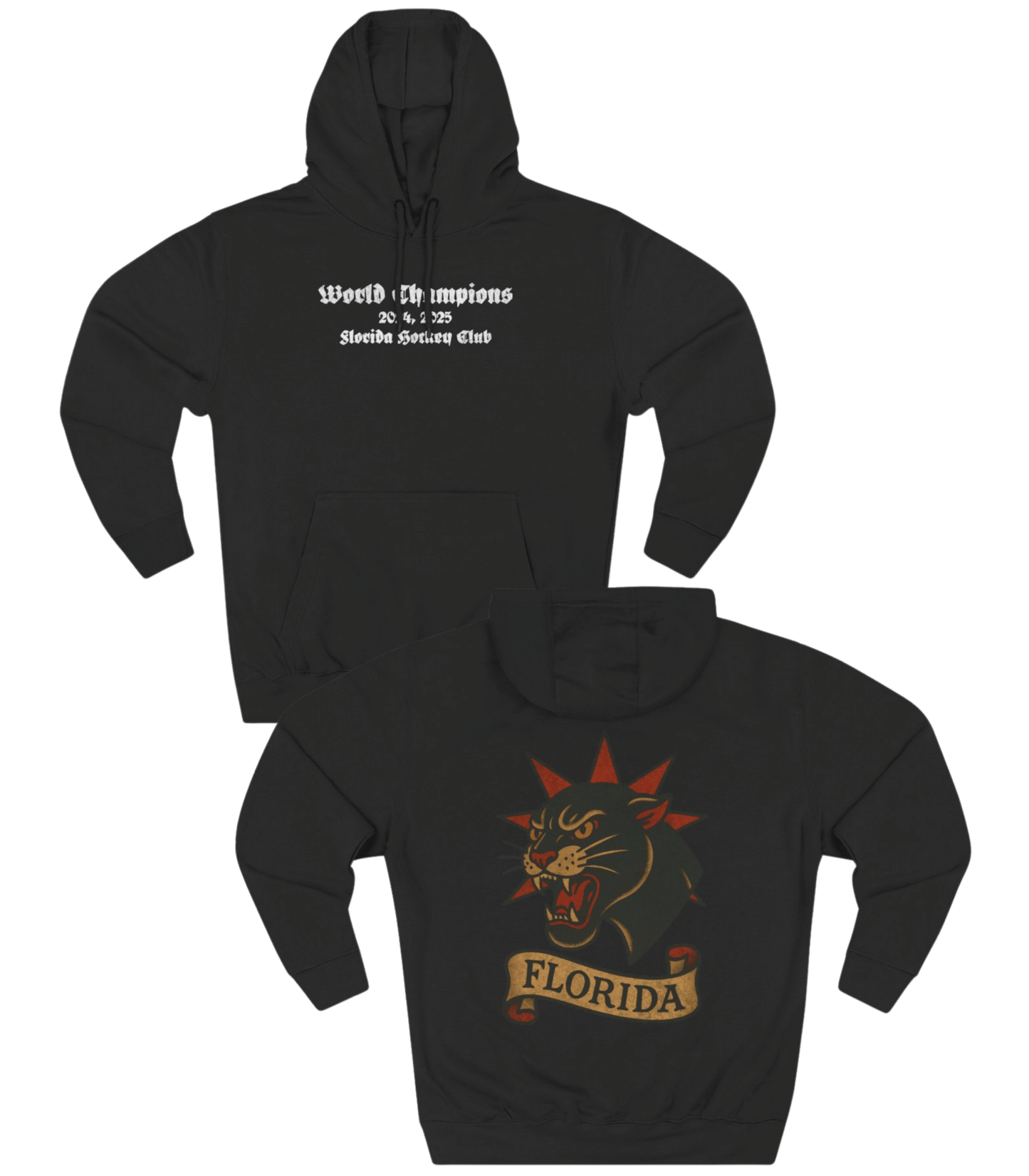 Florida Hockey Champs v3 Hoodie - Old Time Sports
