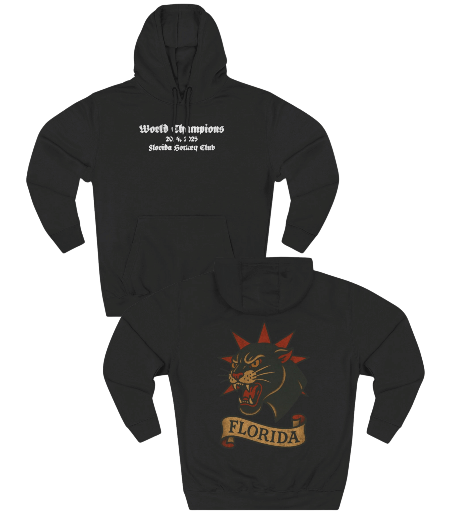 Florida Hockey Champs v3 Hoodie - Old Time Sports