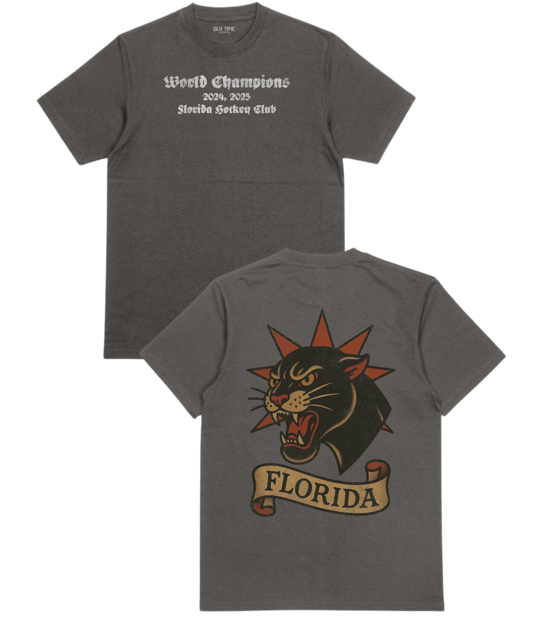 Florida Hockey Champs v3 T-Shirt - Old Time Sports
