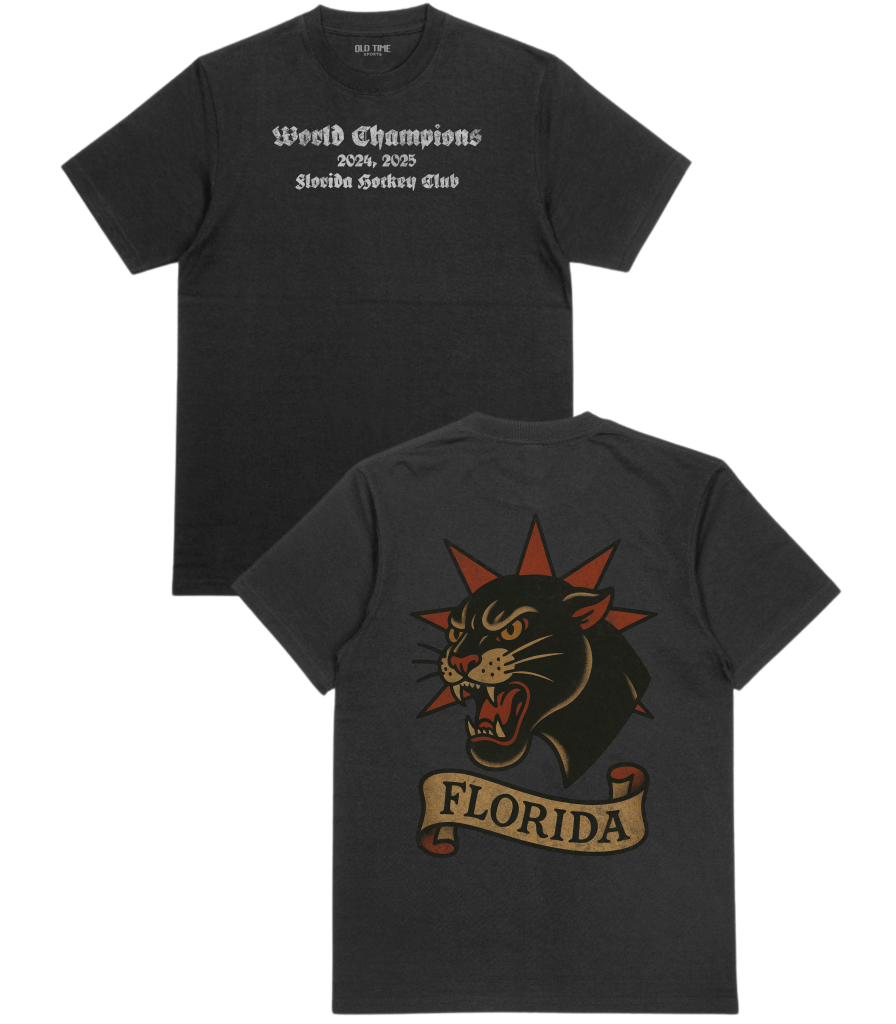 Florida Hockey Champs v3 T-Shirt - Old Time Sports