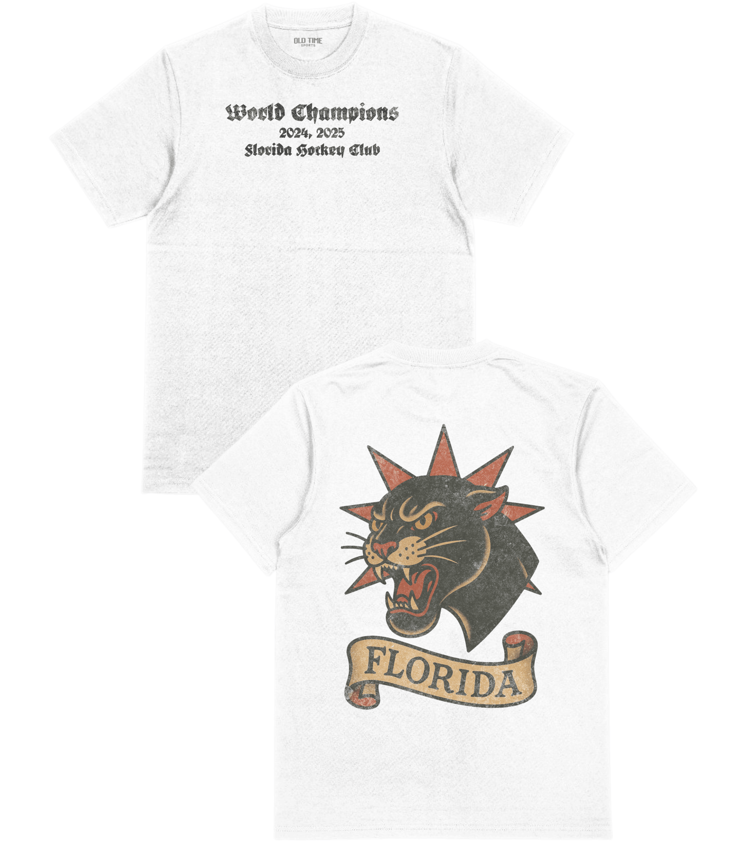 Florida Hockey Champs v3 T-Shirt - Old Time Sports