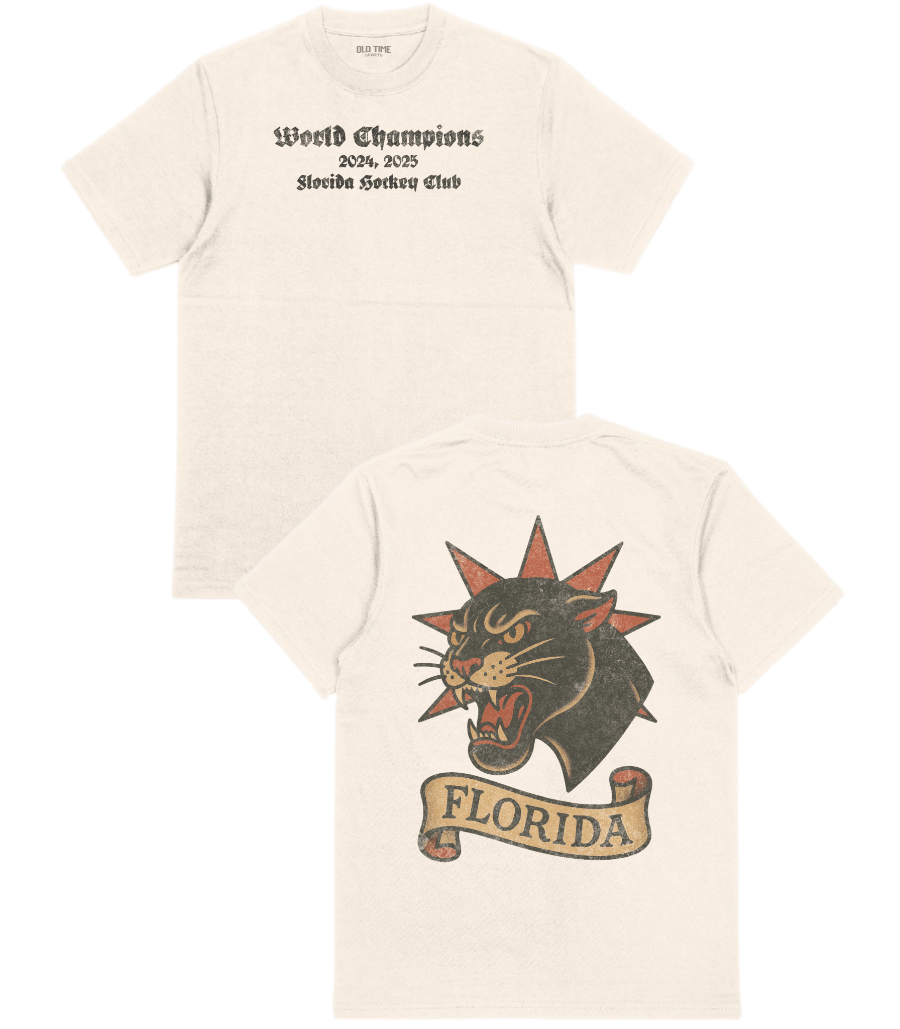 Florida Hockey Champs v3 T-Shirt - Old Time Sports