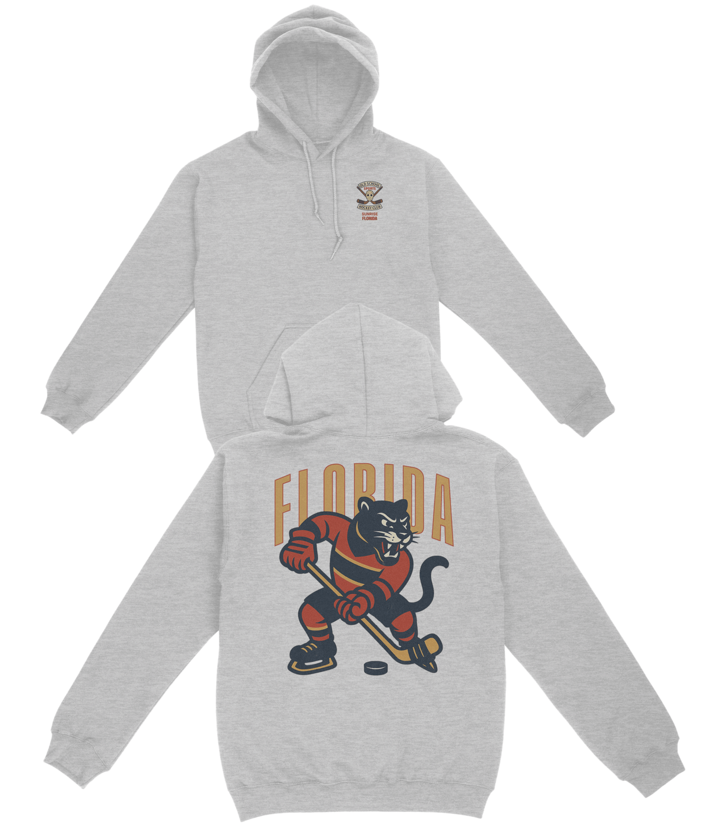 Florida Hockey v1 Basic Hoodie - Old Time Sports