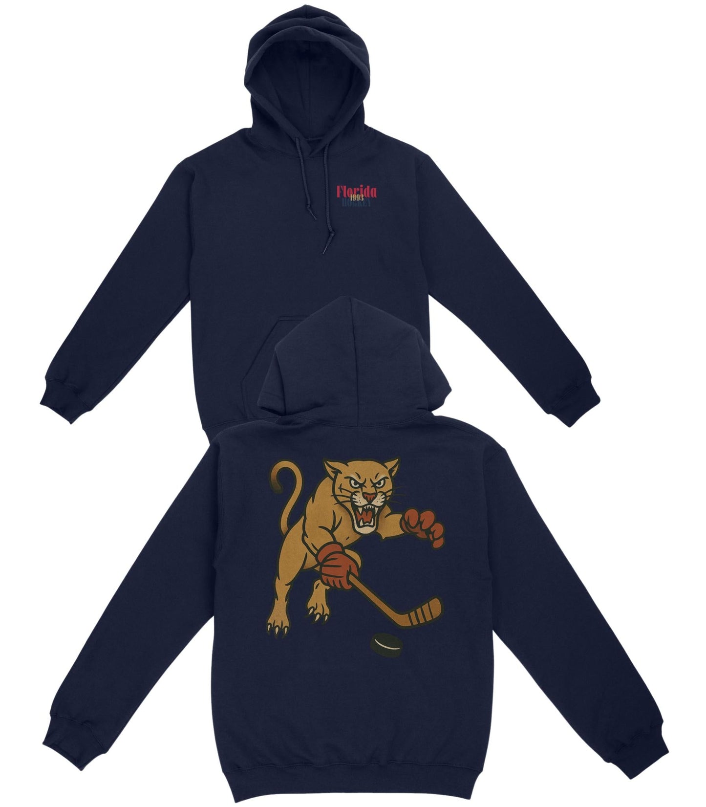 Florida Hockey v2 Basic Hoodie