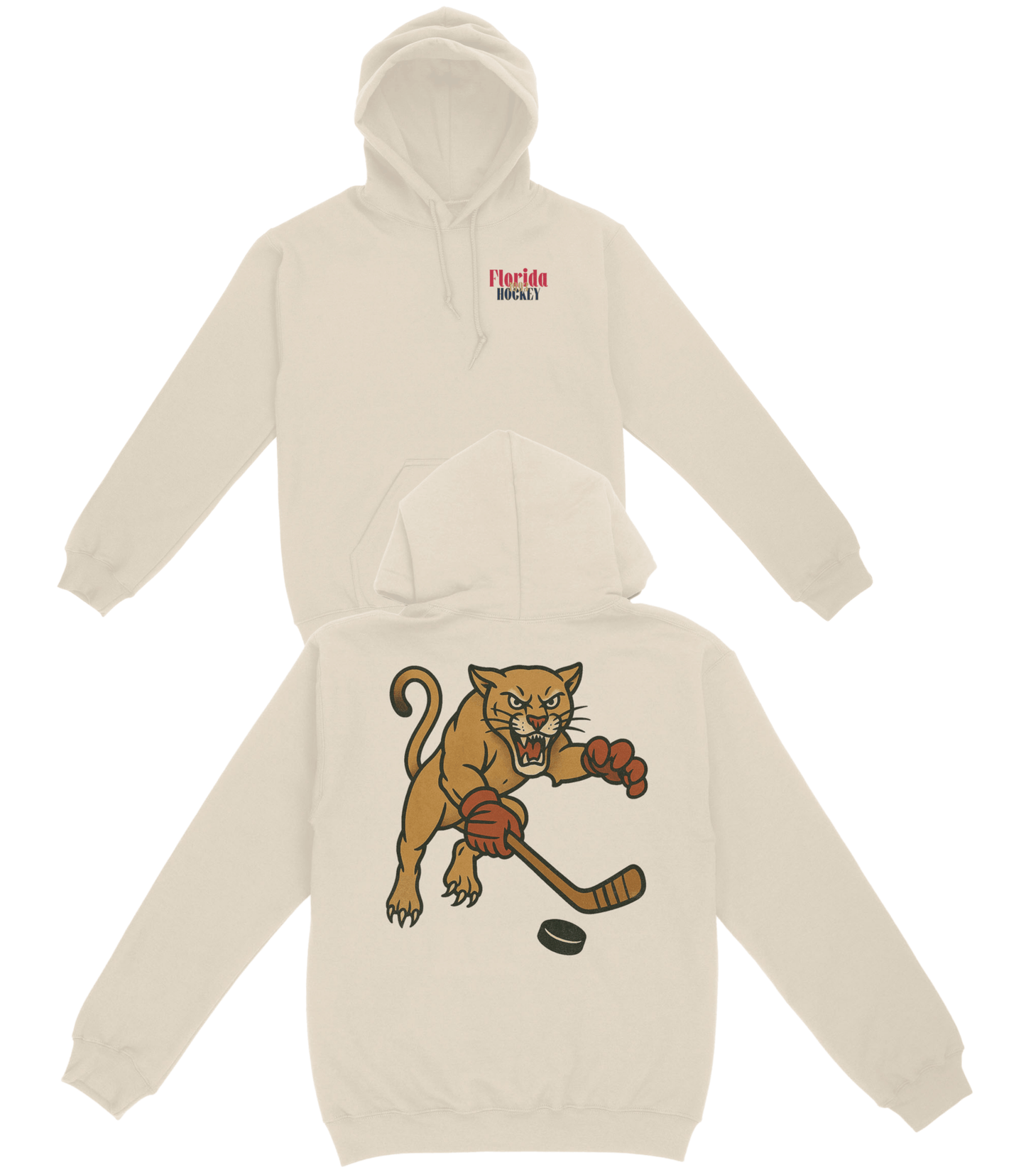 Florida Hockey v2 Basic Hoodie - Old Time Sports