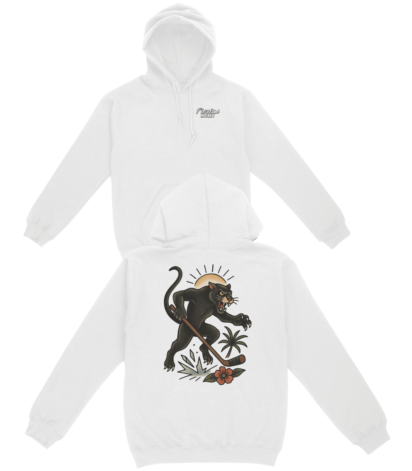 Florida Hockey v3 Basic Hoodie - Old Time Sports