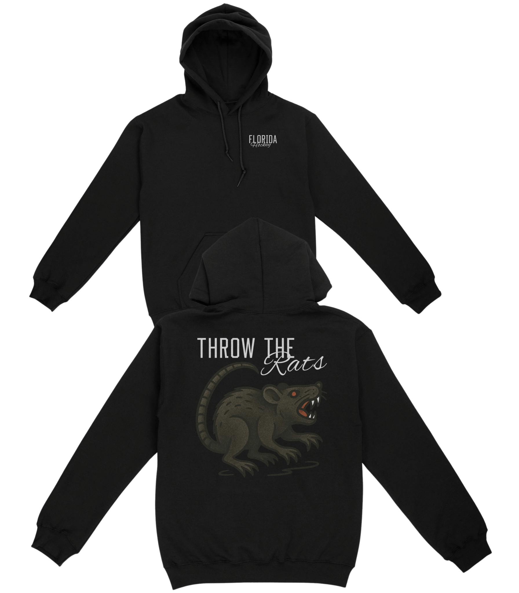 Florida "Throw the Rats" Basic Hoodie - Old Time Sports