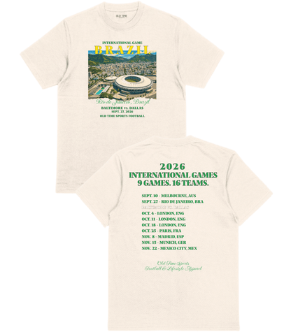 Football in Brazil T-Shirt - Old Time Sports
