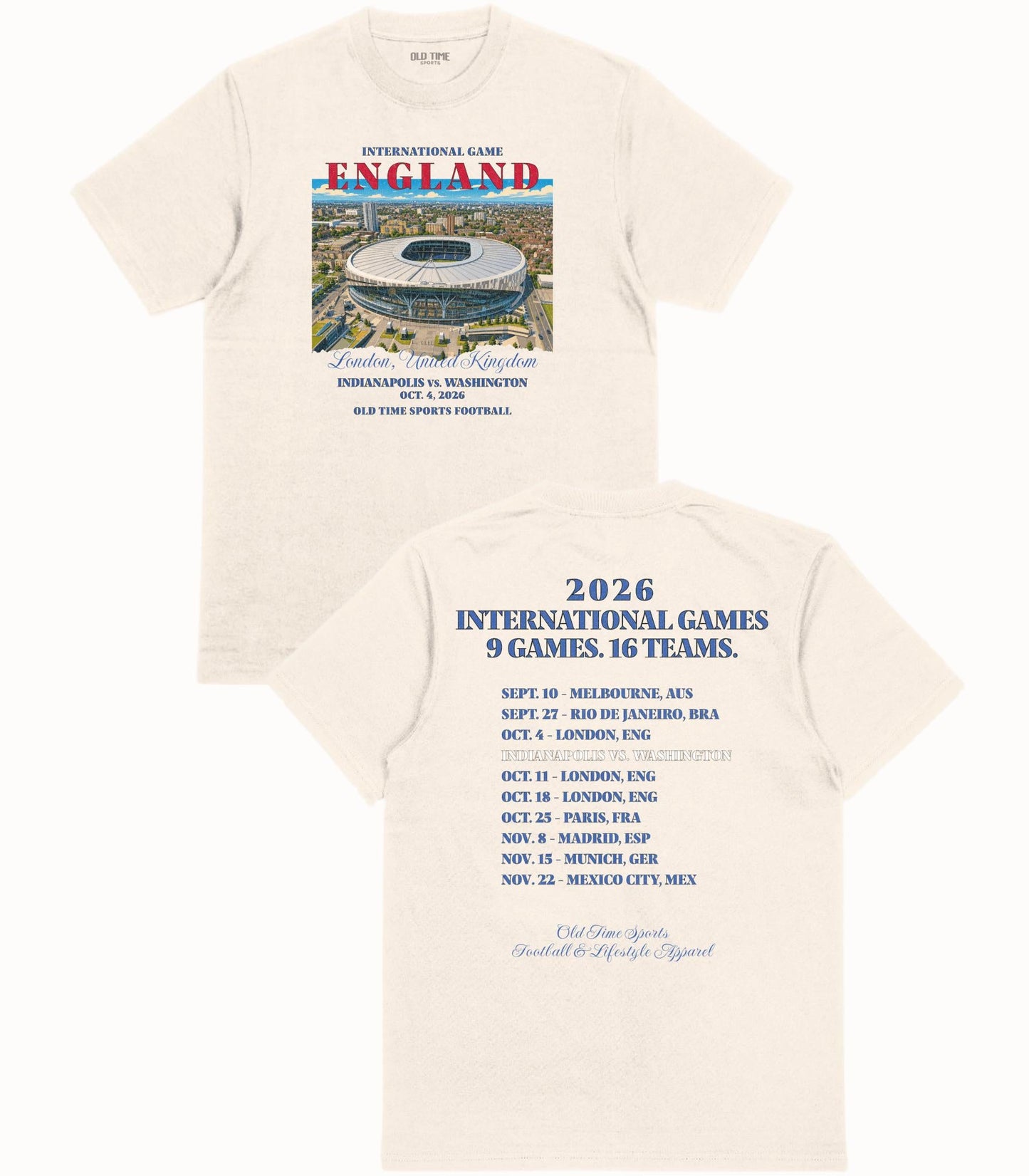 Football in England v1 T-Shirt - Old Time Sports