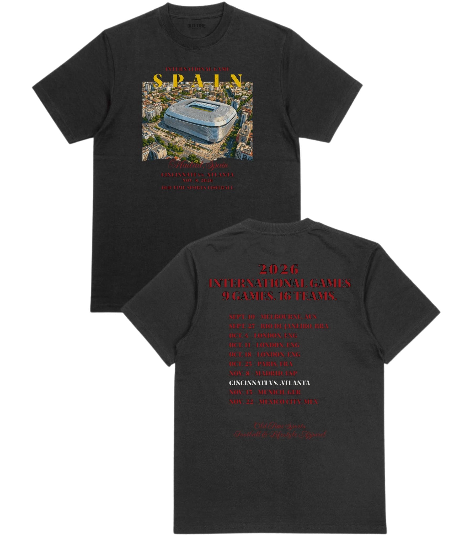 Football in Spain T-Shirt - Old Time Sports
