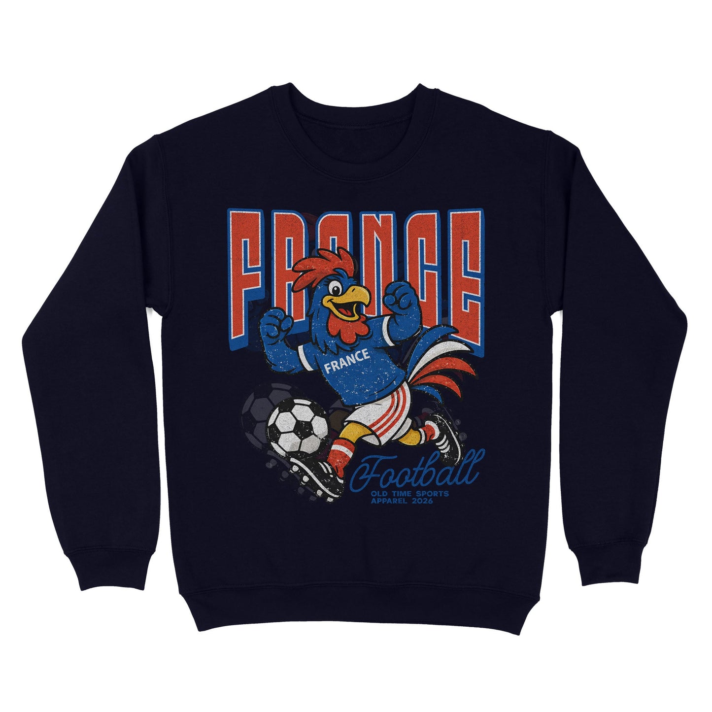 French Football Basic Crewneck - Old Time Sports
