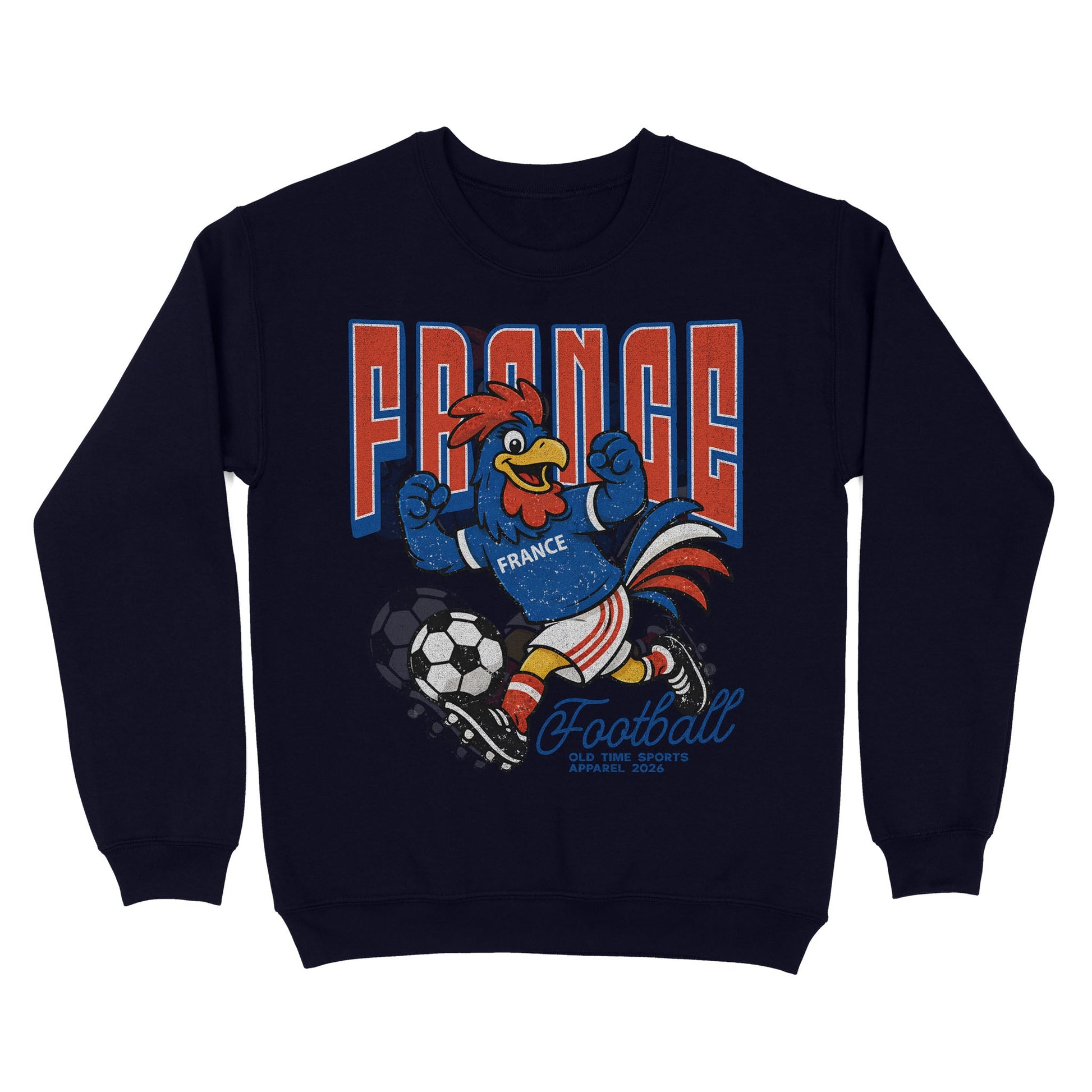 French Football Basic Crewneck - Old Time Sports