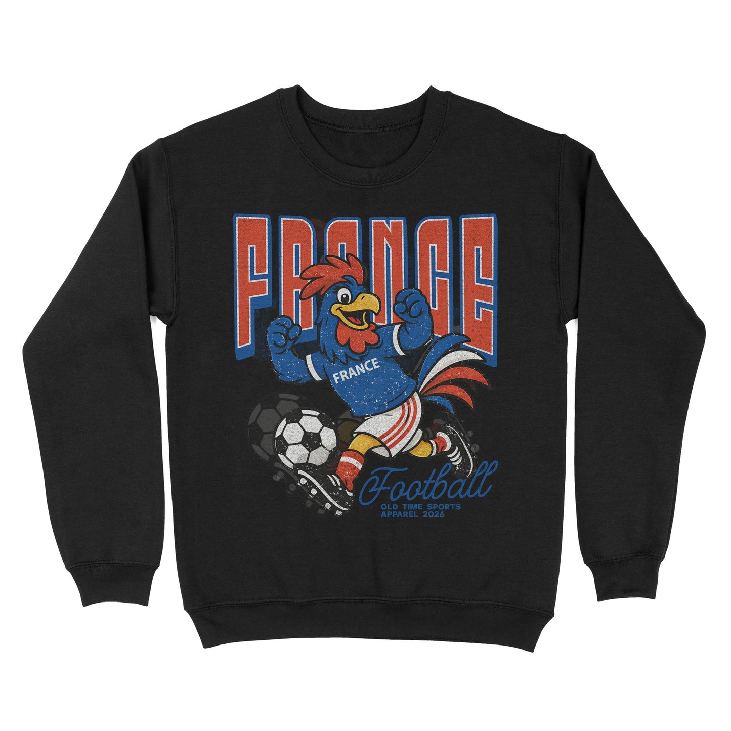 French Football Basic Crewneck - Old Time Sports