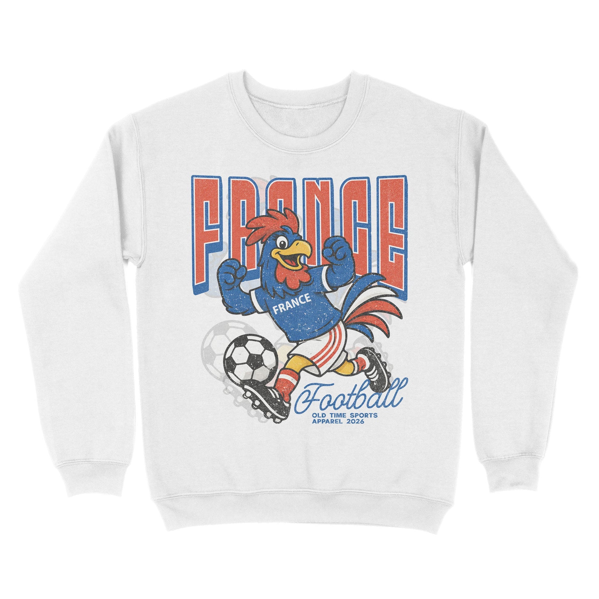 French Football Basic Crewneck - Old Time Sports