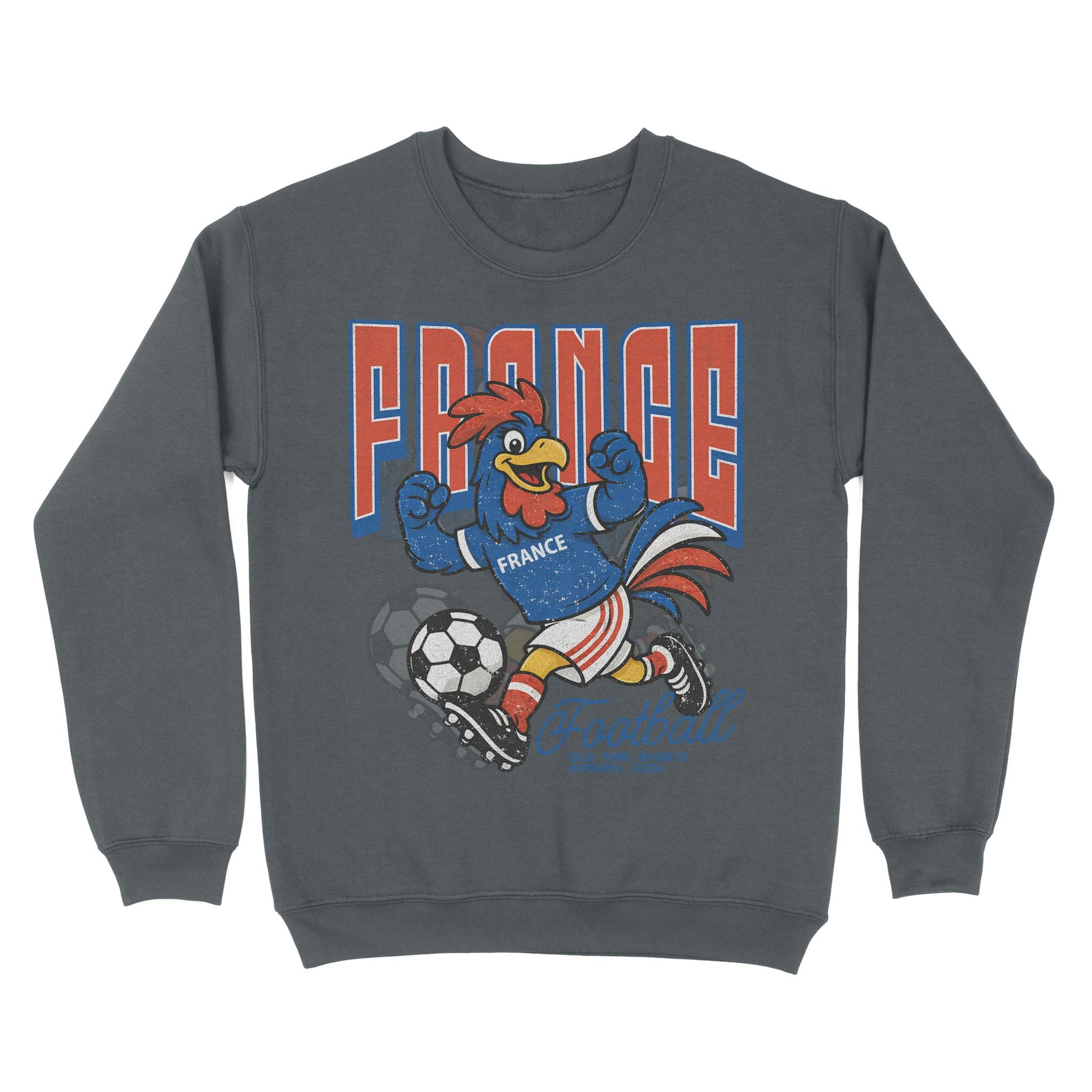 French Football Basic Crewneck - Old Time Sports