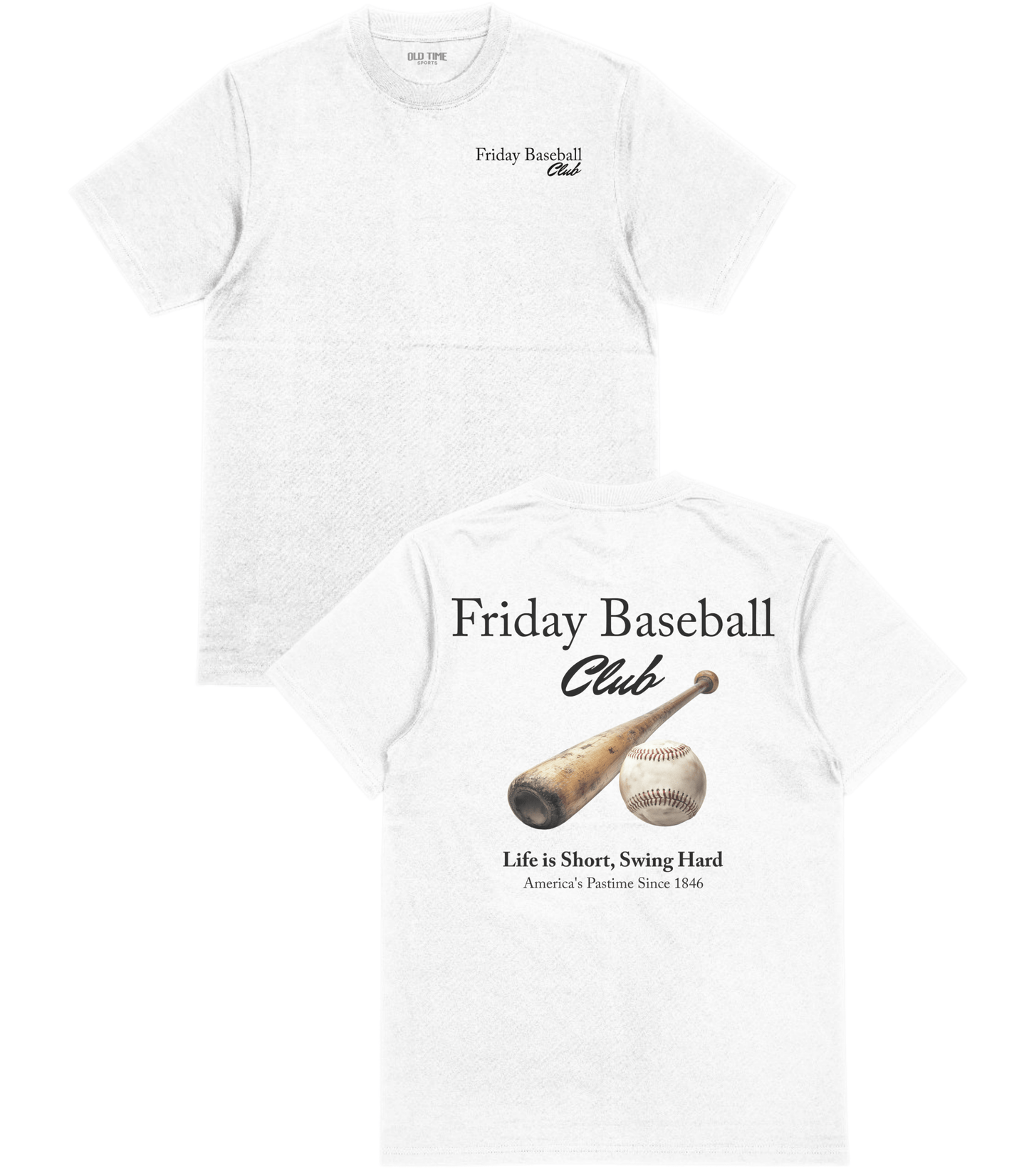 Friday Baseball T-Shirt - Old Time Sports