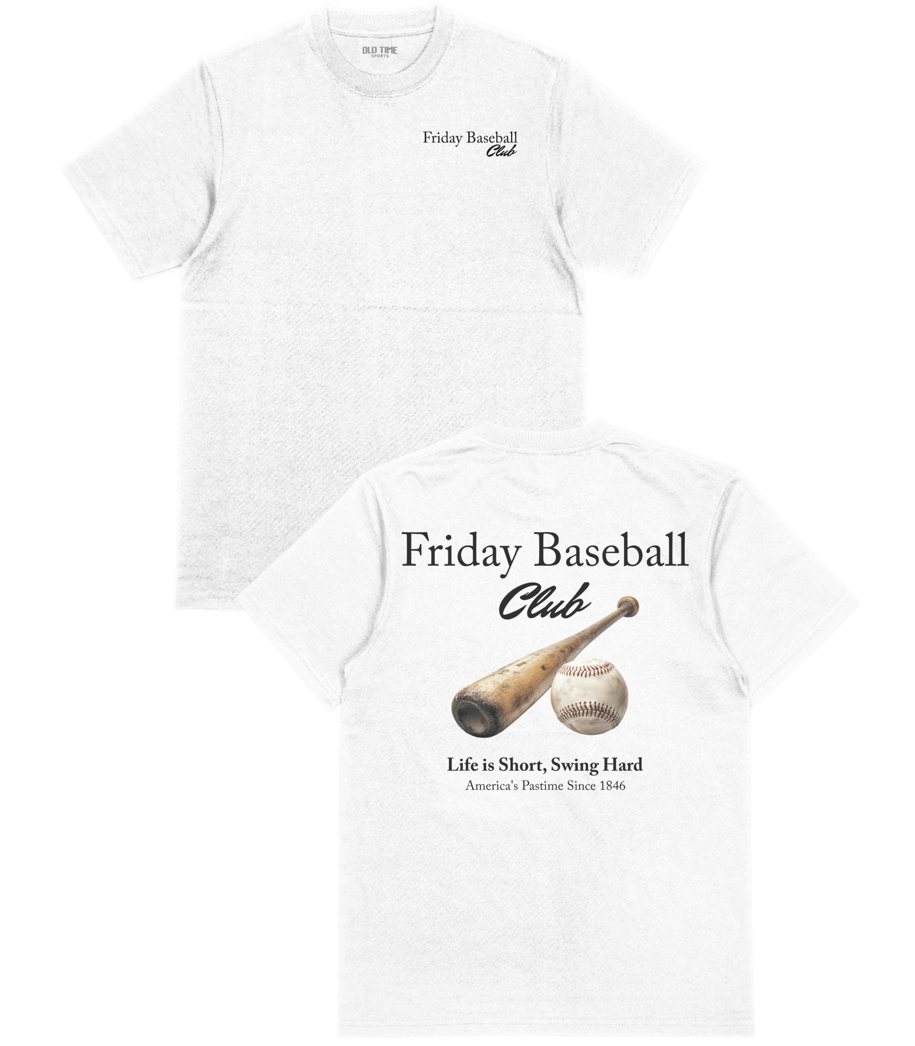 Friday Baseball T-Shirt - Old Time Sports