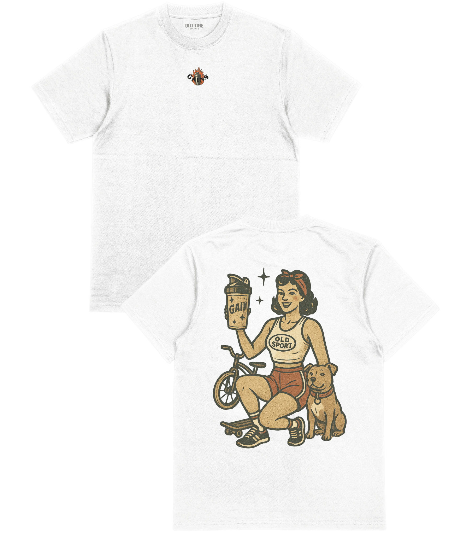 Gains T-Shirt - Old Time Sports