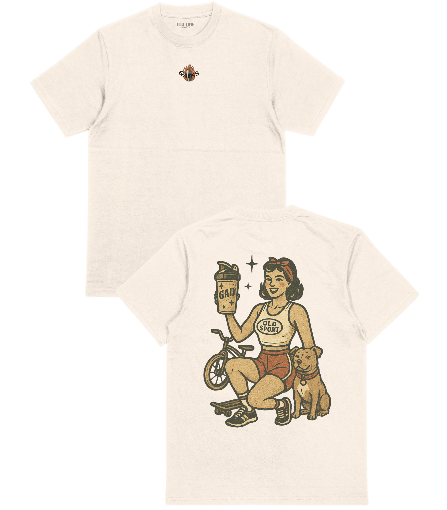 Gains T-Shirt - Old Time Sports