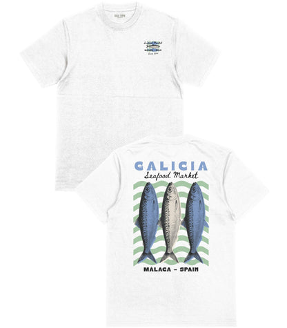 Galicia Seafood Market T-Shirt - Old Time Sports