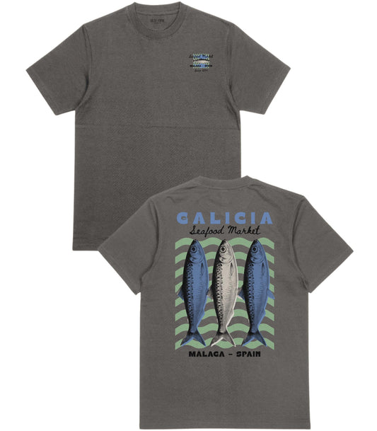 Galicia Seafood Market T-Shirt - Old Time Sports