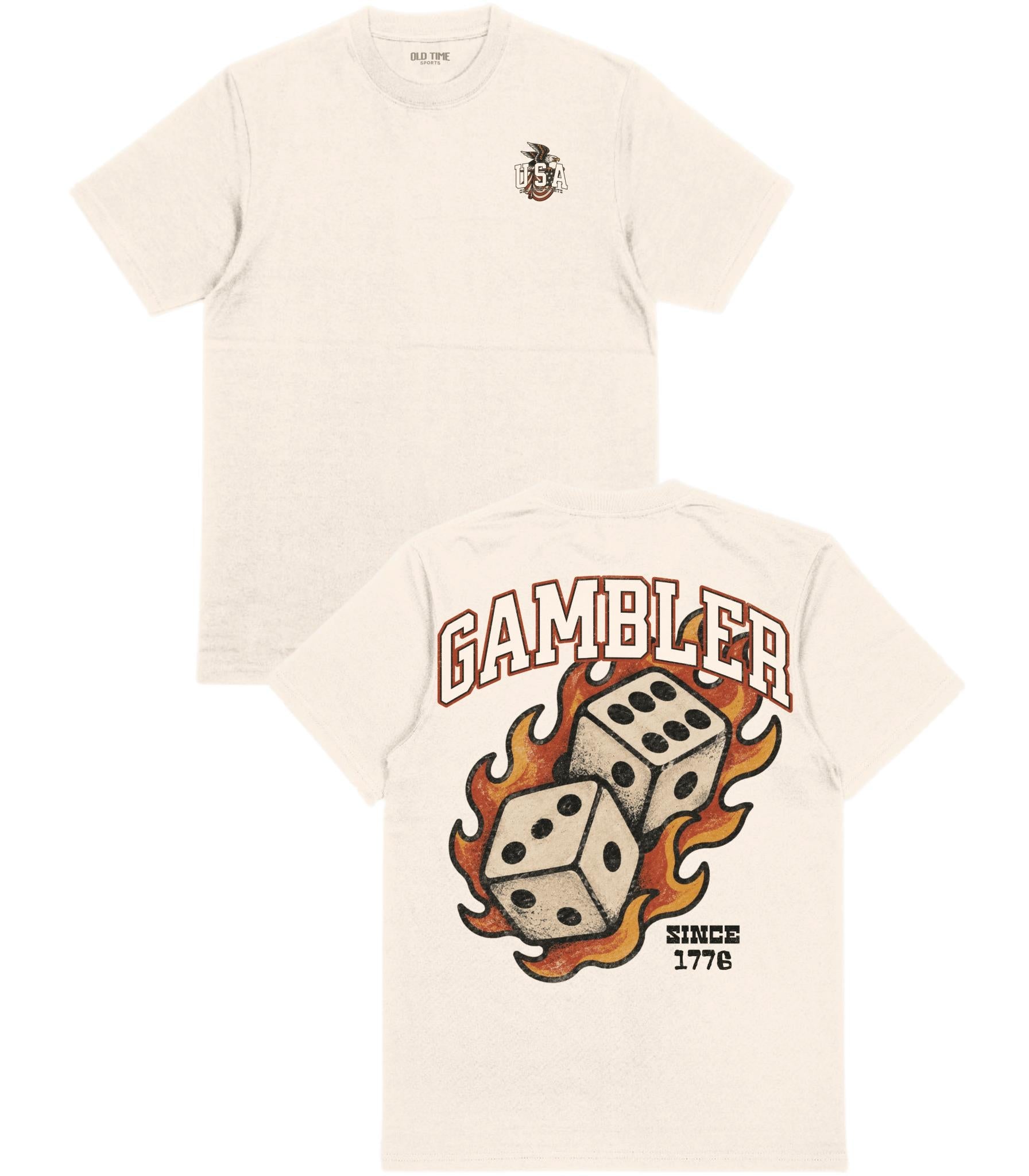 Gambler T-Shirt - Old Time Sports