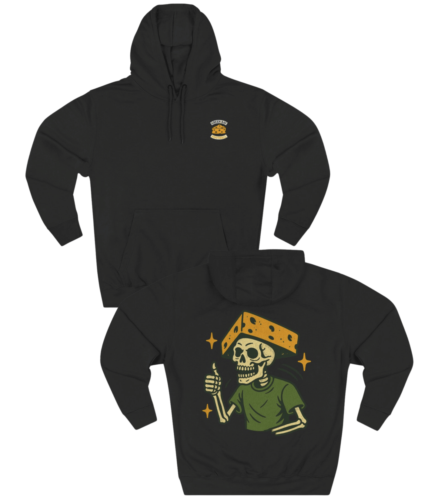 GB Cheese Heads Hoodie - Old Time Sports