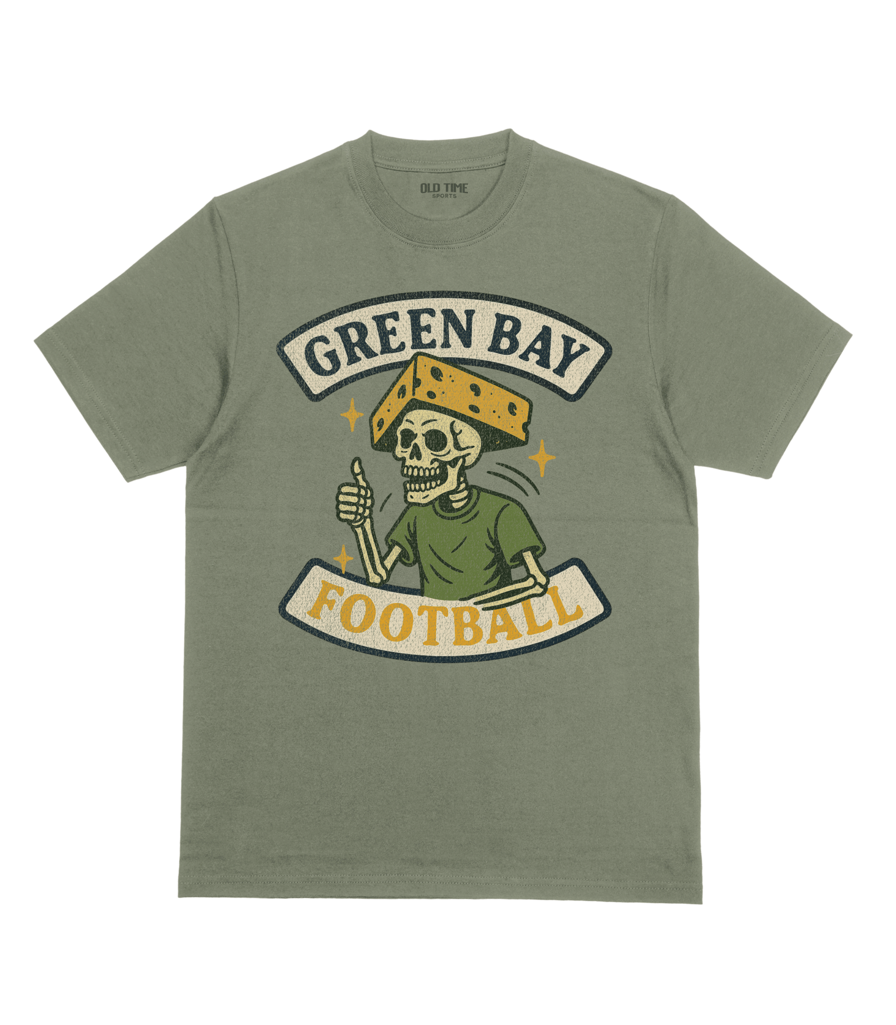 GB Cheese Heads v2 T-Shirt - Old Time Sports