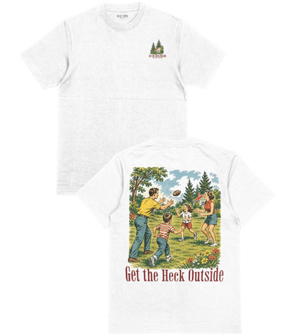 Get the Heck Outside T-Shirt - Old Time Sports