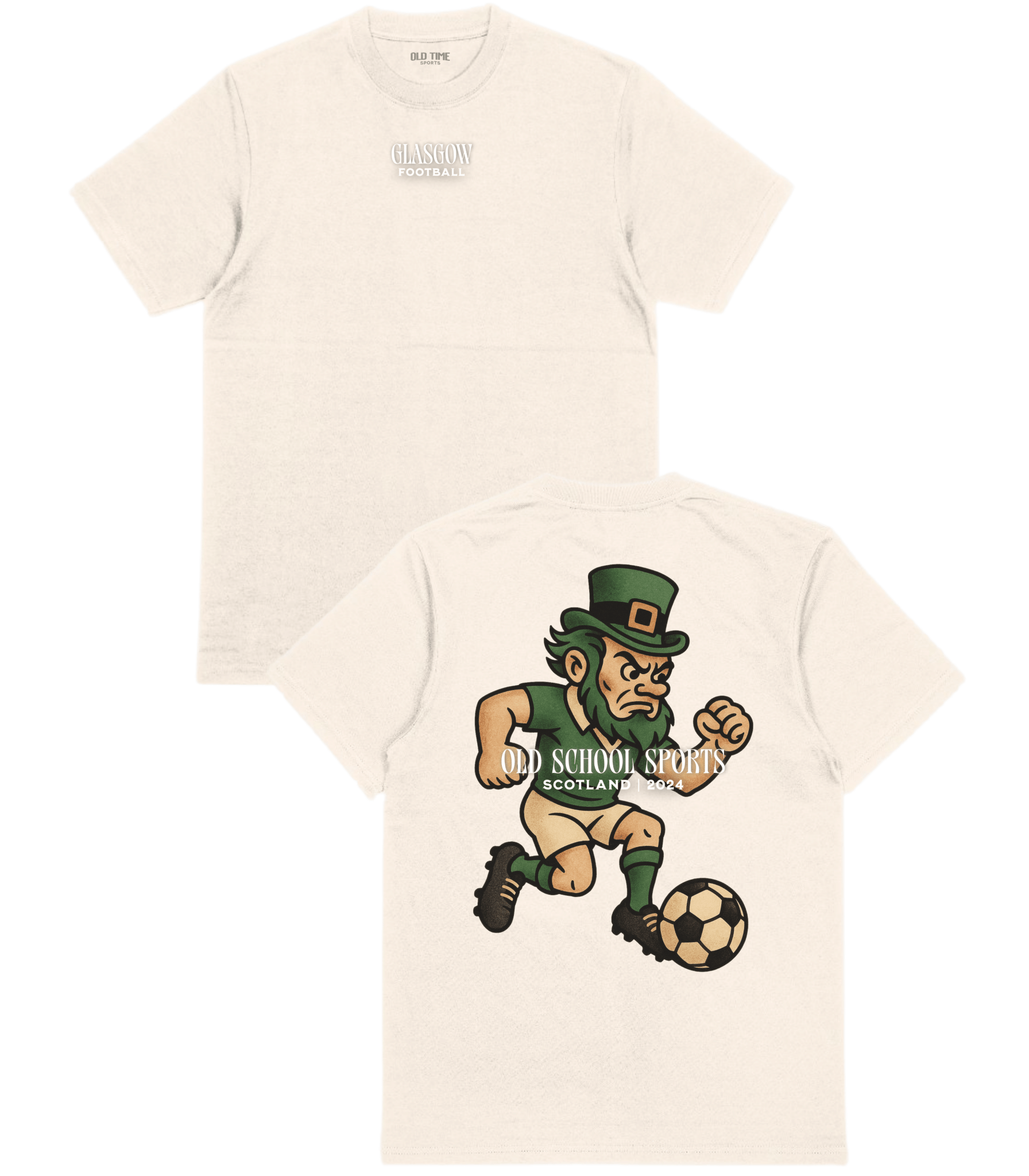 Glasgow Football v2 T-Shirt - Old Time Sports