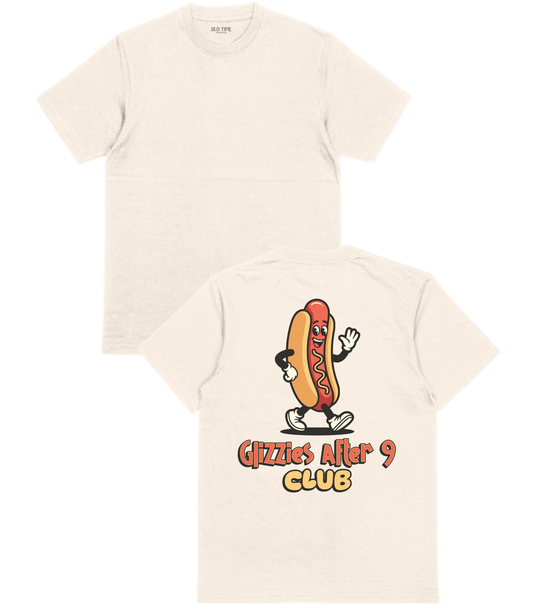 Glizzies After 9 T-Shirt - Old Time Sports