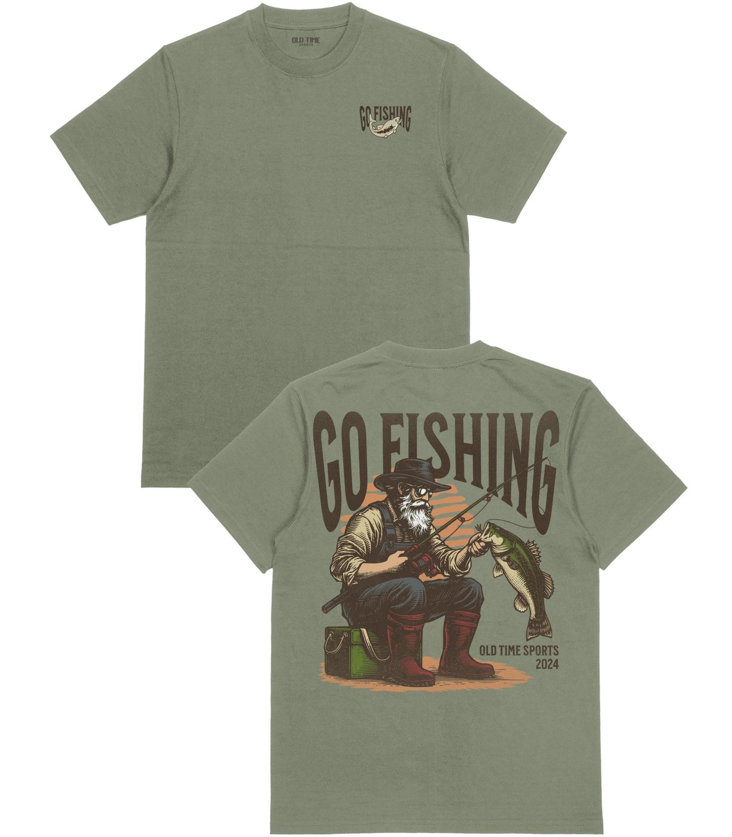 Go Fishing T-Shirt - Old Time Sports
