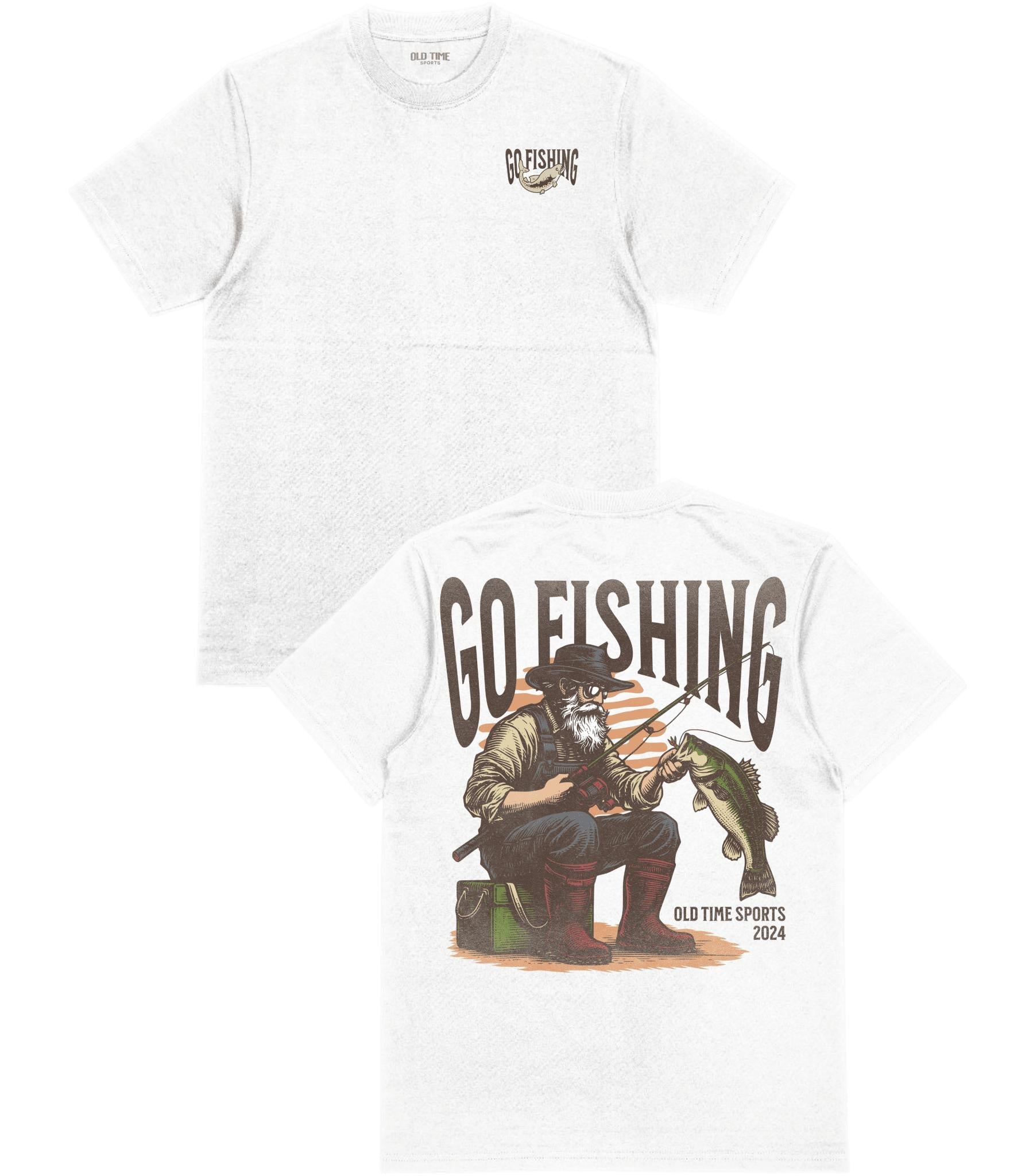 Go Fishing T-Shirt - Old Time Sports