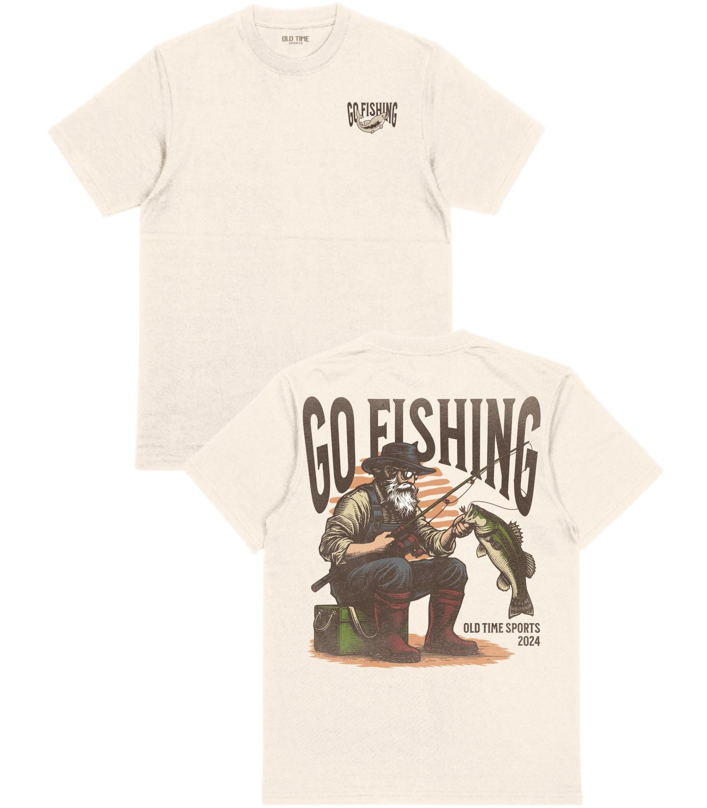 Go Fishing T-Shirt - Old Time Sports