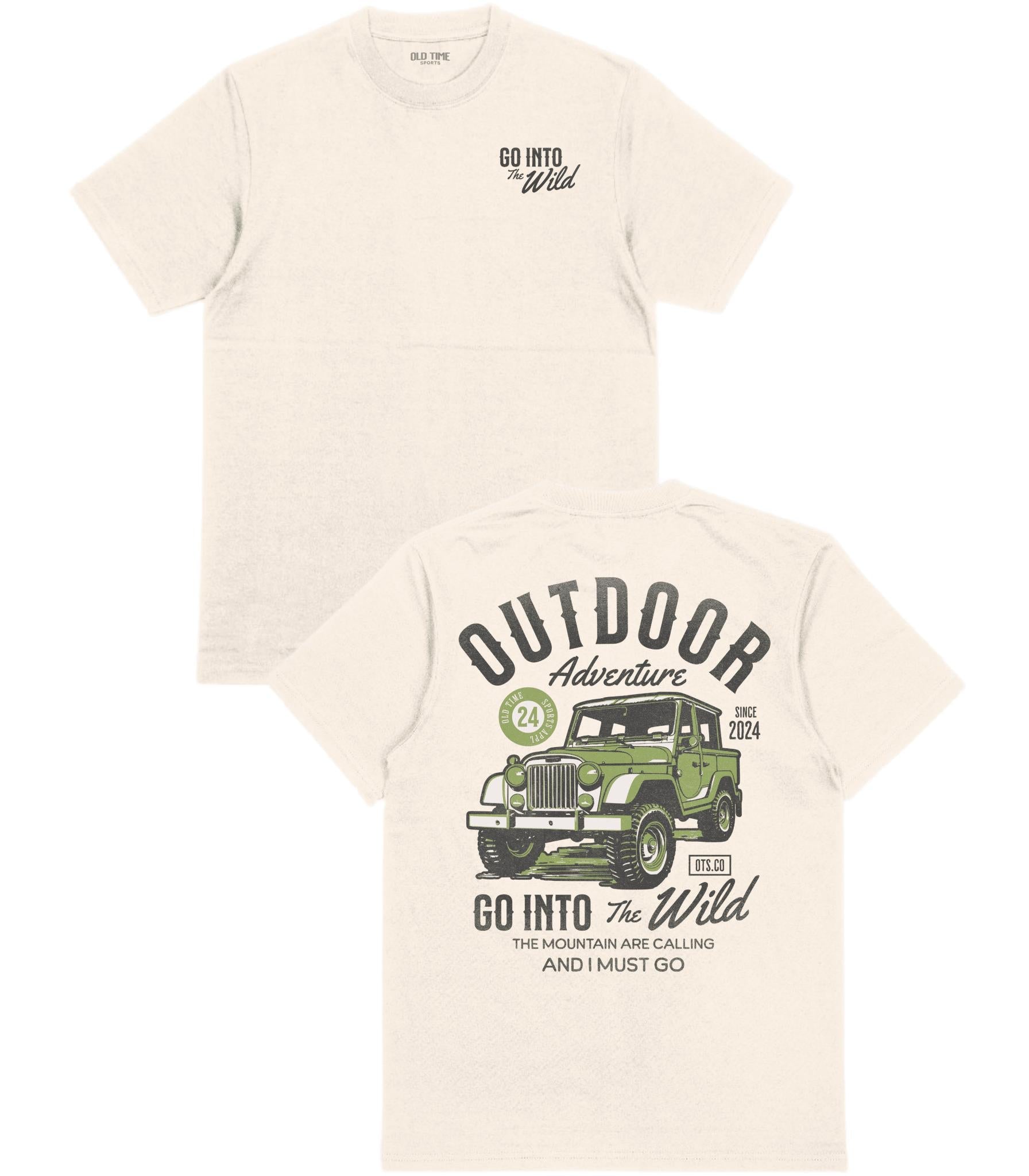 Go Into the Wild T-Shirt - Old Time Sports