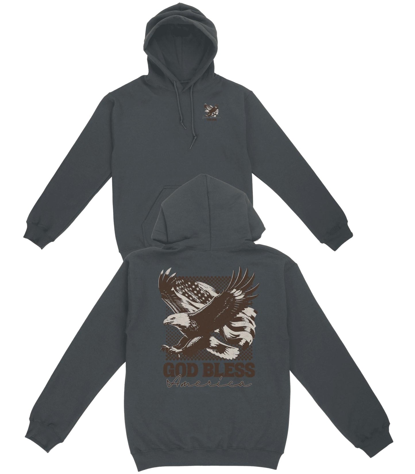 God Bless America Basic Hoodie - Old Time Sports
