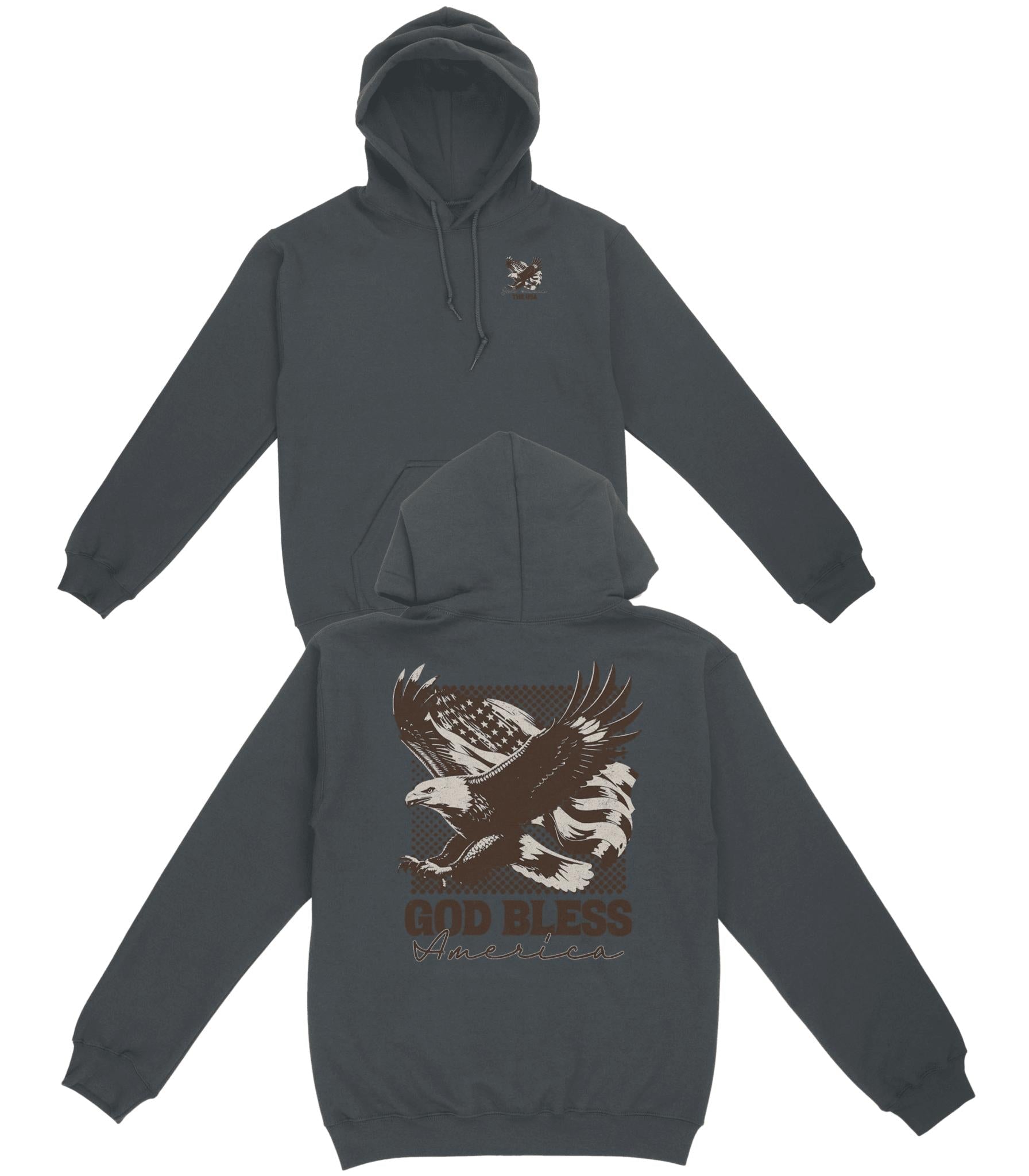 God Bless America Basic Hoodie - Old Time Sports